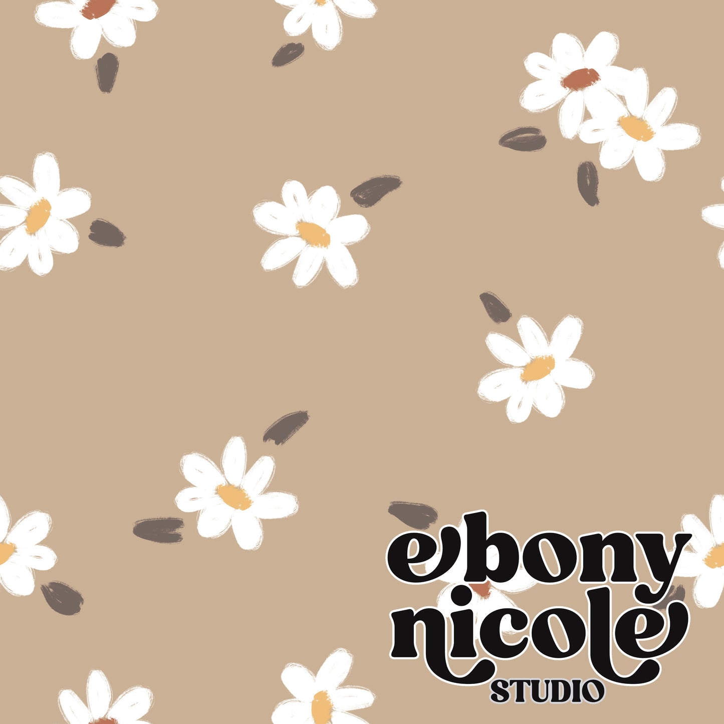 Spring Floral Easter Seamless Pattern