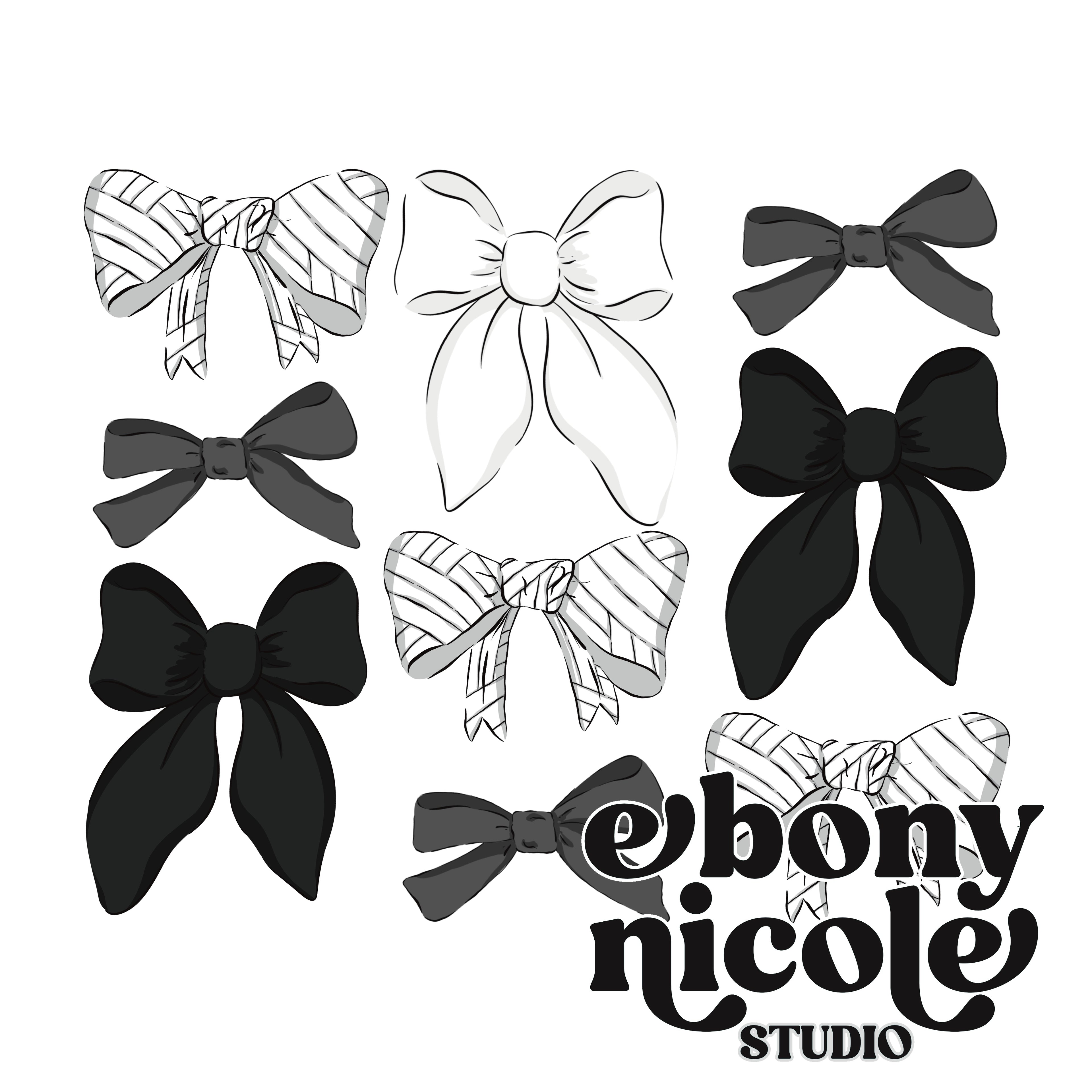 Volleyball Variety Vintage Bow PNG
