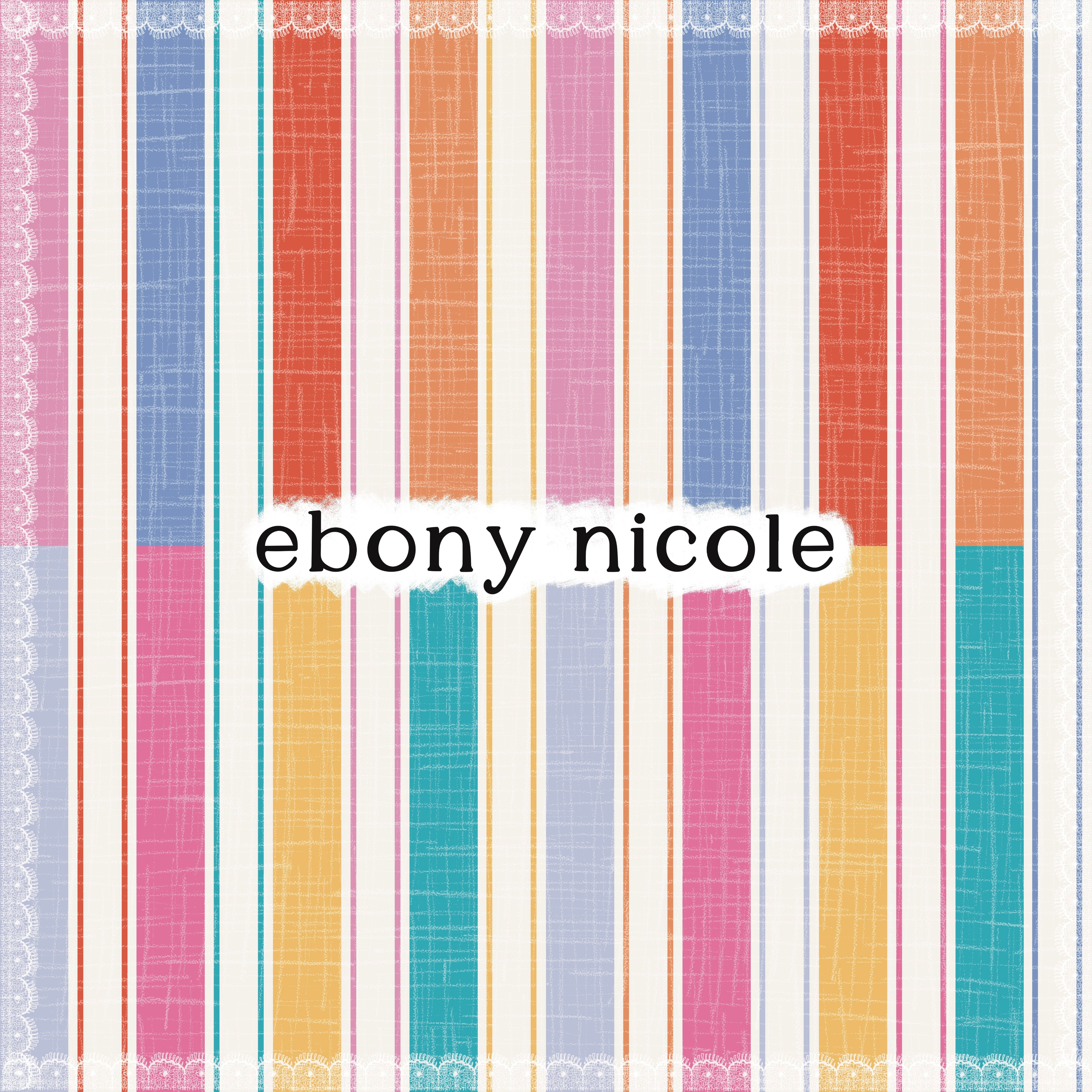 Girl Crayon Stripe Cream