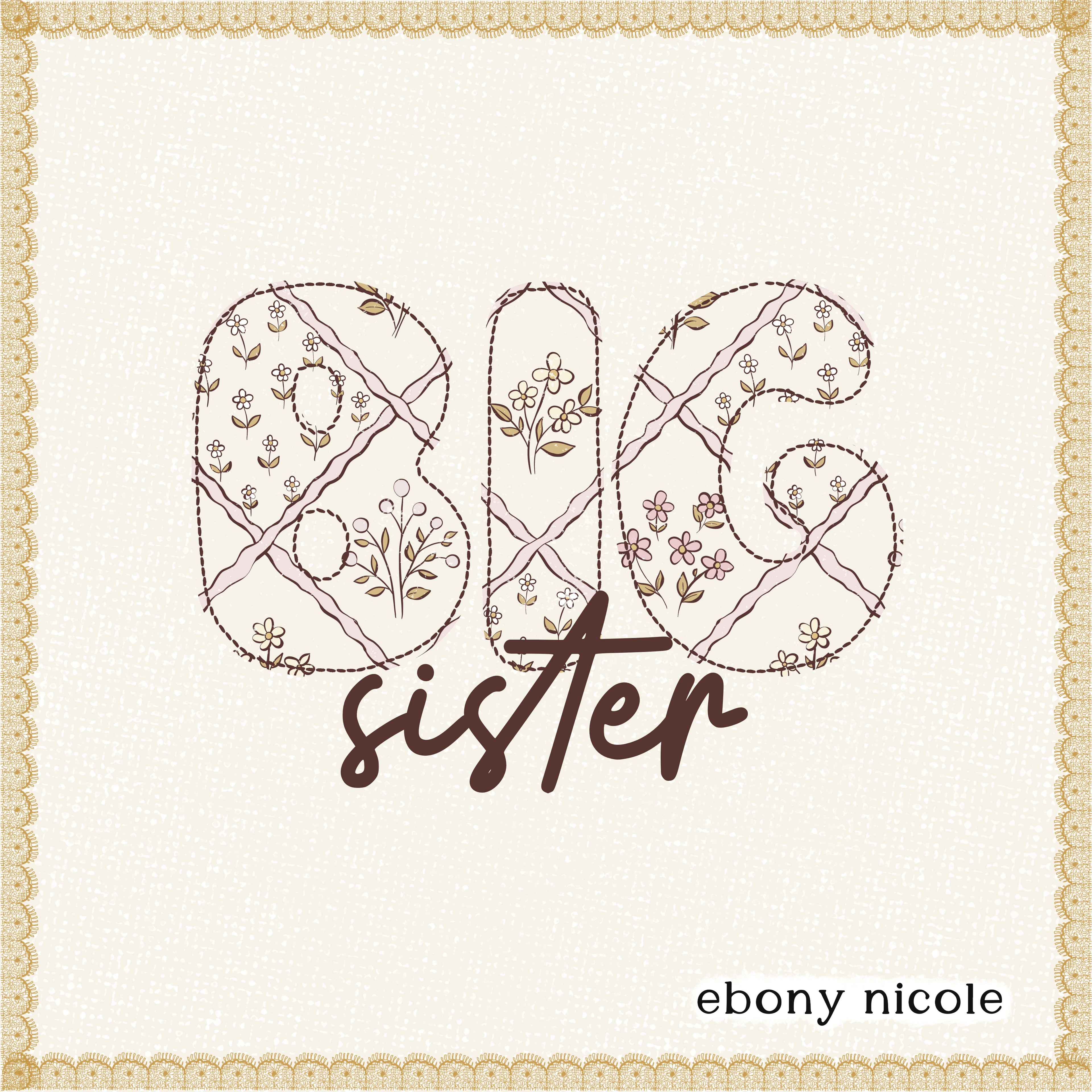 Sweet Sisterhood Big Sister Pink PNG