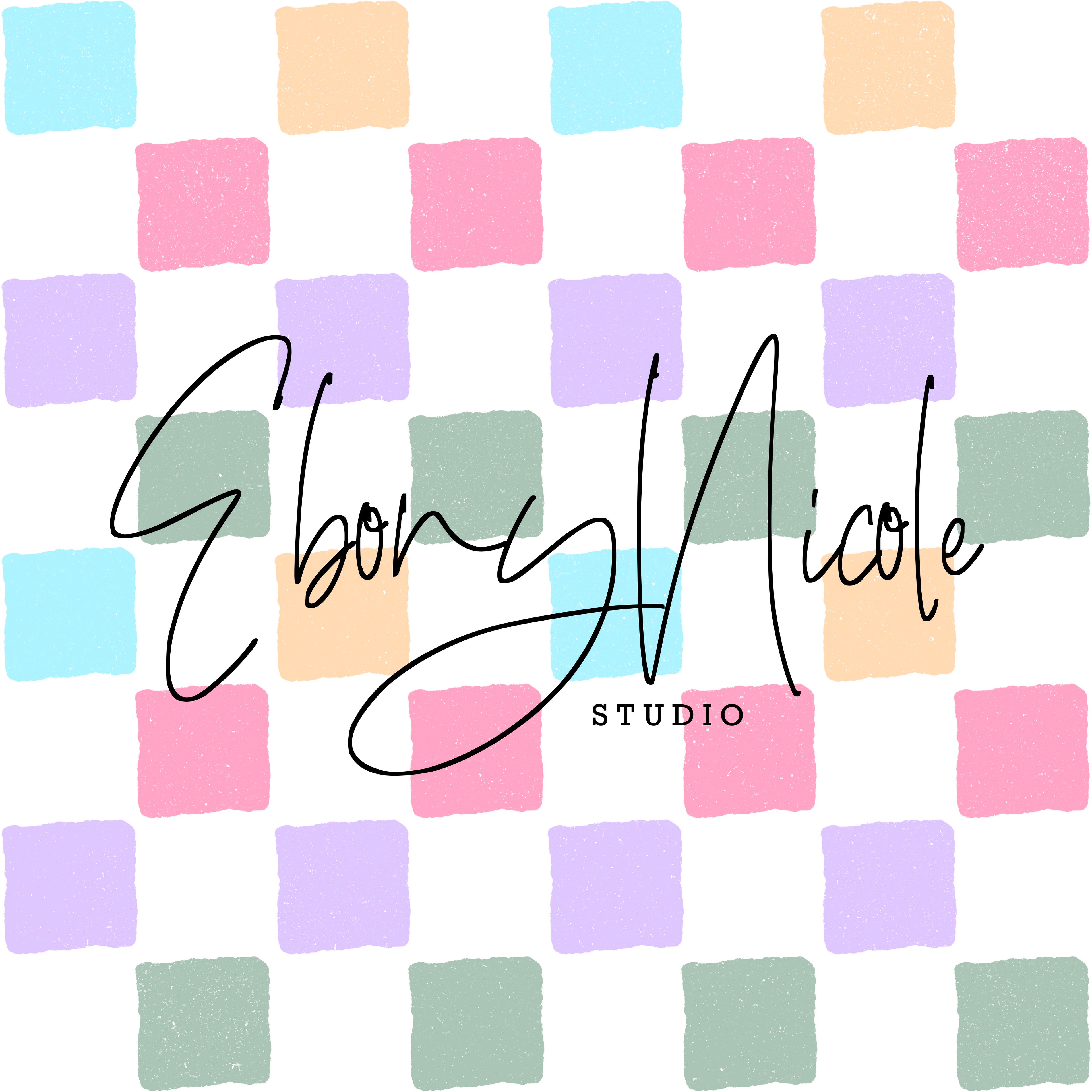 Pastel Painted Squares